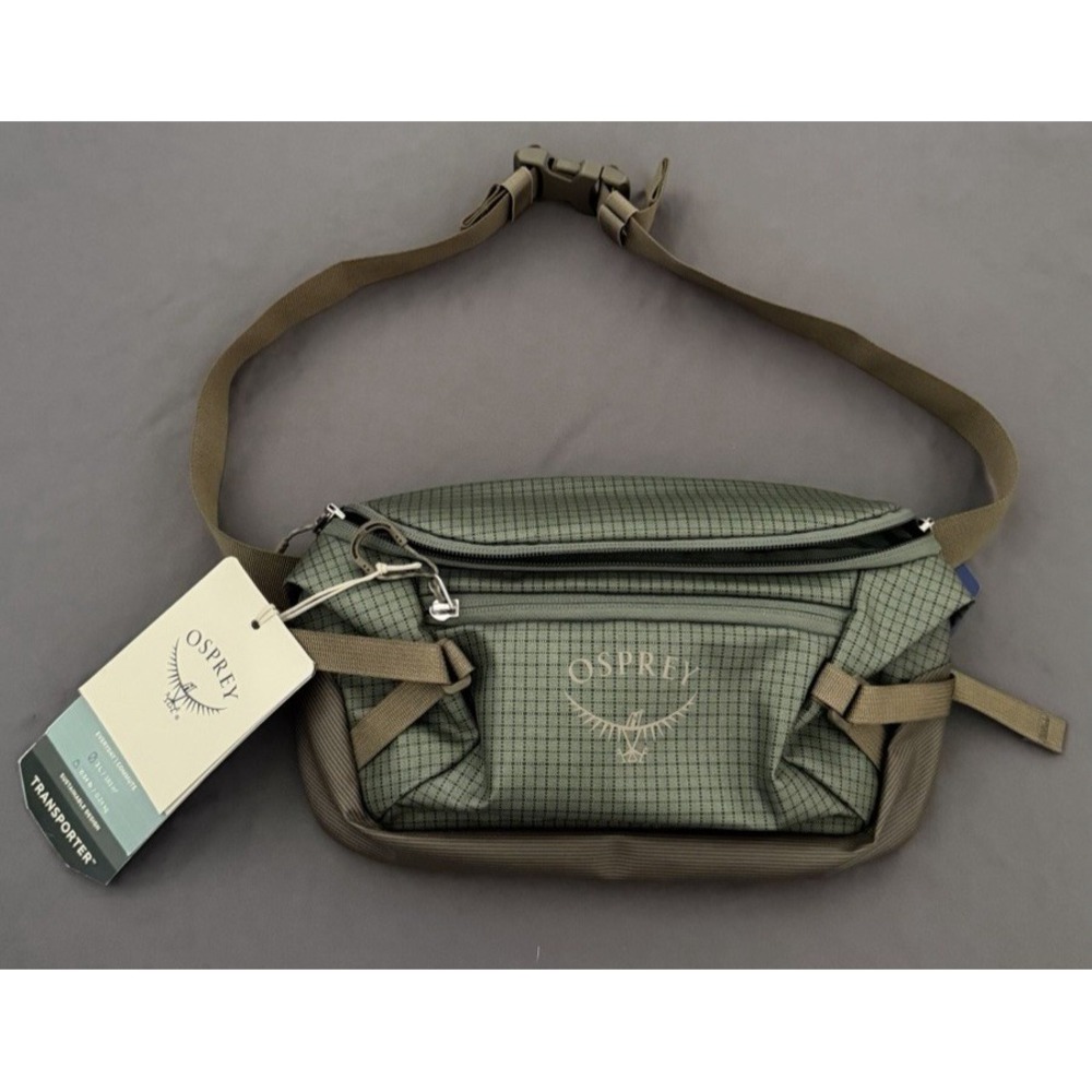 Osprey Transporter Waist Pack Burgundy Everyday Fanny Belt Bag Unisex New!